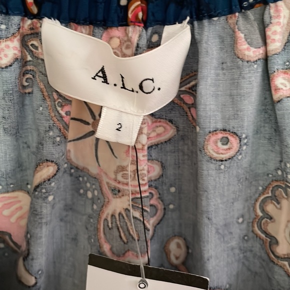 A.L.C. Mischa Tiered Floral-Print Maxi Dress - Picture 8 of 9